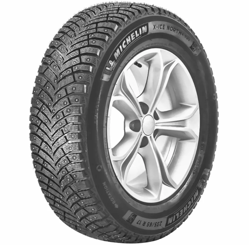 картинка Michelin 255/45 R20 X-Ice North 4 SUV 105T Шипы- Шины зимние от нашего магазина