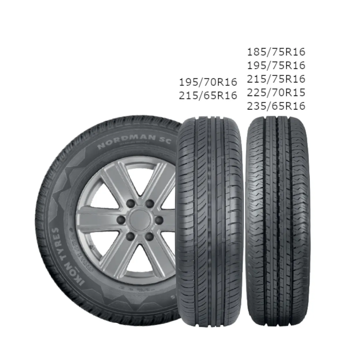 картинка Ikon Tyres  195/70/15  S 104/102 C Ikon Nordman SC от нашего магазина