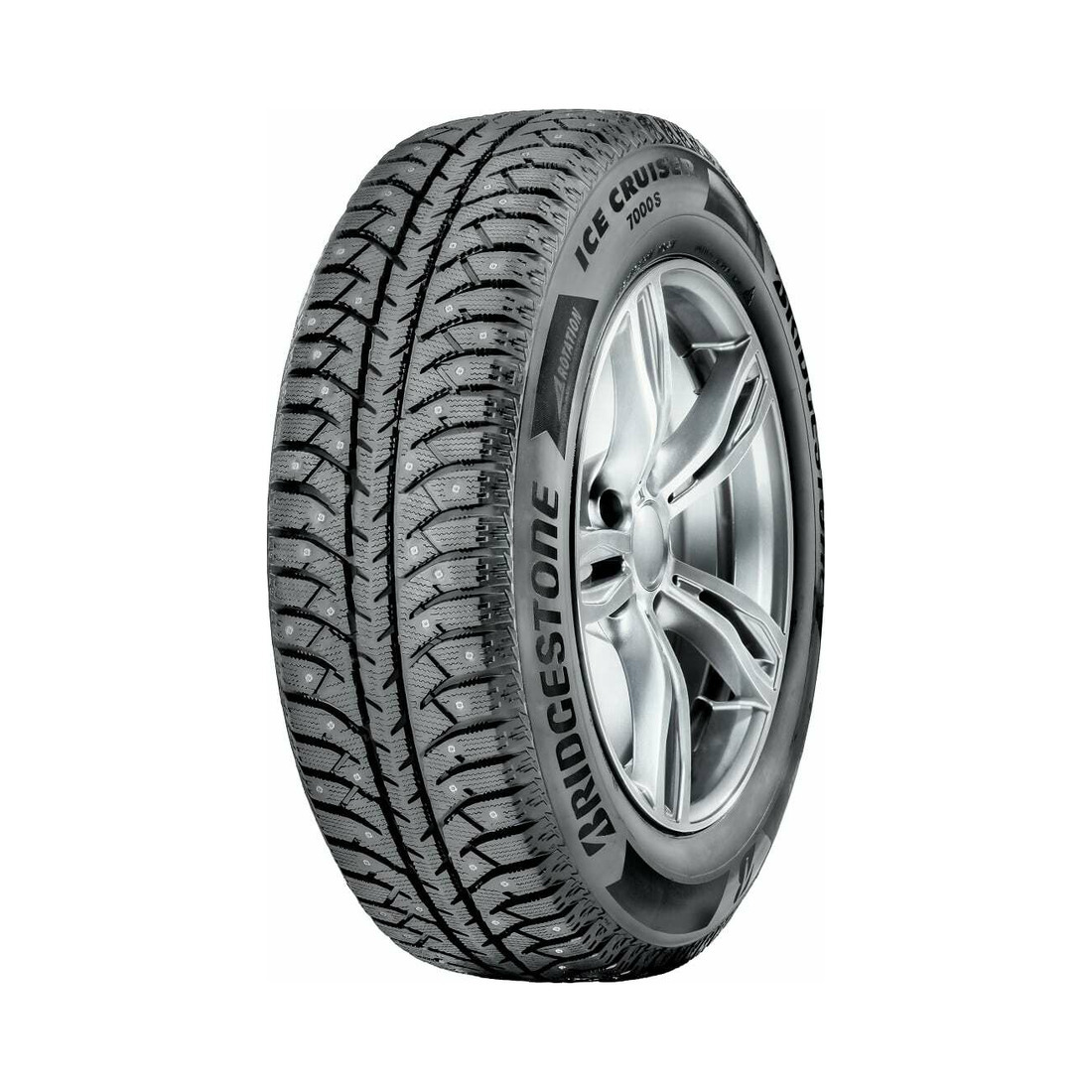 картинка Bridgestone-R17 225/60 99T XL Bridgestone Ice Cruiser 7000S Шип. (2021 г.в.)- Шины зимние от нашего магазина